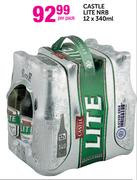 Castle Lite NRB-12 x 340ml Per Pack
