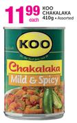 Koo Chakalaka Assorted-410g