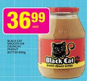 Blact Cat Smooth or Crunchy Peanut Butter-800g