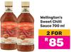 Wellington's Sweet Chilli Sauce-For 2 x 700ml