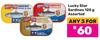 Lucky Star Sardines Assorted-For Any 3 x 120g