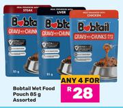 Bobtail Wet Food Pouch Assorted-For Any 4 x 85g