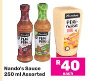 Nando's Sauce Assorted-250ml Each