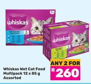 Whiskas Wet Cat Food Multipack Assorted-For Any 2 x 12 x 85g