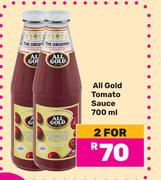 All Gold Tomato Sauce-For 2 x 700ml