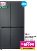 LG 703L Side By Side Freezer/Fridge GC-B257KQJW 850030740