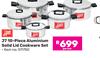 Hart J7 10 Piece Aluminium Solid Lid Cookware Set 511750