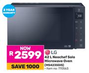 LG 42L Neochef Solo Microwave Oven MS4235GIS 770563