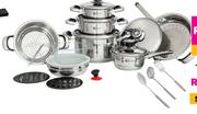 Tissolli Crown 21 Piece Stainless Steel Cookware Set 483927