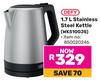 Defy 1.7L Stainless Steel Kettle WK5100JS 850020246
