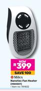 Milex Nanotec Fan Heater MNH001 781832