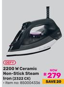 Defy 2200W Ceramic Non Stick Steam Iron 2322 CX 850004336