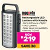 Magneto Rechargeable LED Lantern With Handle 712985