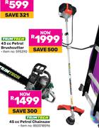 Trimtech 43cc Petrol Brush Cutter 595290