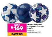 UEFA Champions League Soccer Ball Size 5 850013825001/2/3