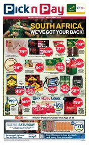 Pick n Pay Eastern Cape : Rugby Weekend Specials (06 November - 09 November 2025)