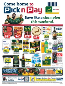 Pick n Pay Eastern Cape : Save Like A Champion This Weekend (16 July - 19 July 2026)