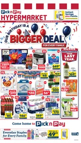 Pick n Pay Hypermarket Eastern Cape : Our Birthday Is A Bigger Deal For Every Family (24 July - 06 August 2026)