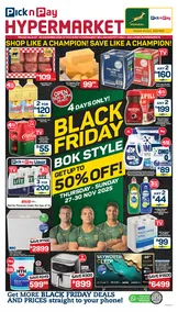 Pick n Pay Hypermarket Eastern Cape : Black Friday Bok Style (27 November - 30 November 2025)