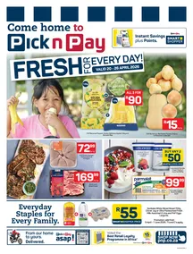 Pick n Pay Eastern Cape : Fresh For Every Day (20 April - 26 April 2026)