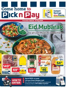 Pick n Pay Eastern Cape : Eid Mubarak (25 May - 31 May 2026)