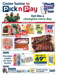 Pick n Pay Eastern Cape : Eat Like A Champion Every Day (20 July - 26 July 2026)