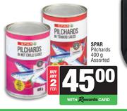 Spar Pilchards Assorted-For Any 2 x 400g