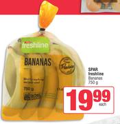 Spar Freshline Bananas-750g Each