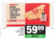 Spar Processed Cheese Slices Assorted-400gm
