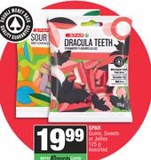 Spar Gums, Sweets Or Jellies-125g 