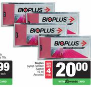 Bioplus Syrup Booster Sachet 10ml Assorted-For Any 4