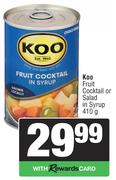 Koo Fruit Cocktail Or Salad in Syrup-410g