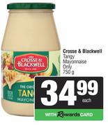 Crosse & Blackwell Tangy Mayonnaise Only-750g Each