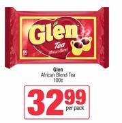 Glen African Blend Tea-100s Per Pack