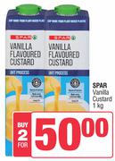 Spar Vanilla Custard-For 2 x 1Kg
