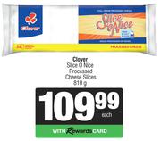 Clover Slice O Nice Processed Cheese Slices-810g Each