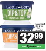 Lancewood Dip & Top Assorted-175g Each