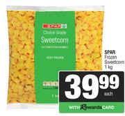 Spar Frozen Sweetcorn-1Kg Each