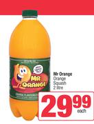 Mr Orange Squash-2Ltr Each