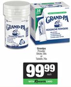 Grandpa Powder Sticks 38s Or Tablets 76s Pack-Each