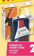 Roberston Winery Wine-1Ltr Each