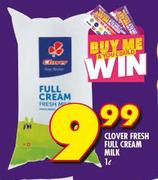 Clover Fresh Full Cream Milk-1Ltr