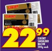 Eskort Shoulder Bacon-200g Each