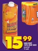 Liqui Fruit 100% Fruit Juice-1Ltr Each