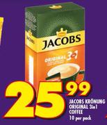 Jacobs Kronung Original Coffee-10 Per Pack
