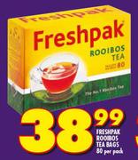 Freshpak Rooibos Tea Bags-80 Per Pack