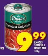 Rhodes Tomato & Onion Mix-410g