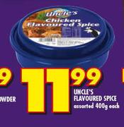 Uncle's Flavoured Spice-400g Each