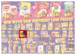 Shoprite Eastern Cape : Birthday Low Prices (23 July - 12 Aug 2018), page 4