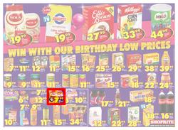 Shoprite Eastern Cape : Birthday Low Prices (23 July - 12 Aug 2018), page 4